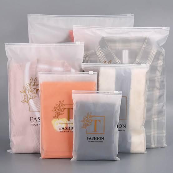 CPE Frosted Garments Poly Bag.